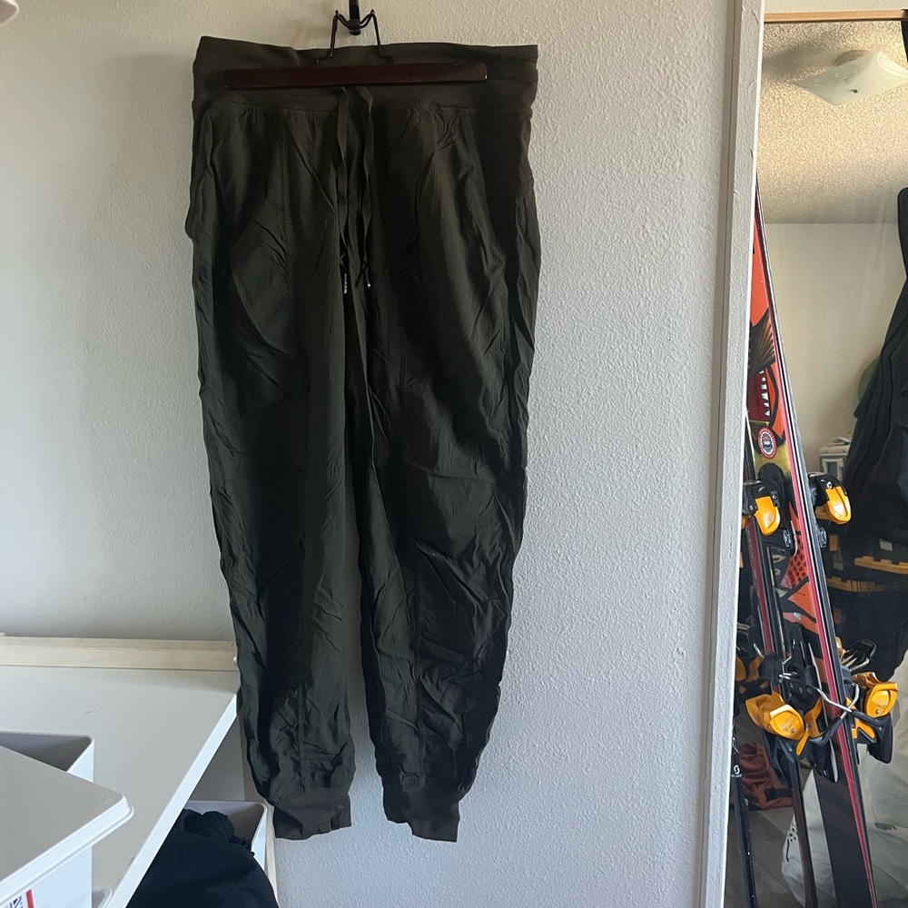 Dance Studio Mid-Rise Jogger - Olive - Size 6